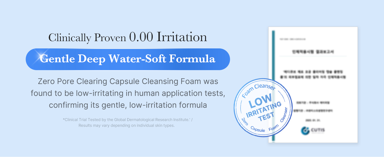 Facial Cleanser Zero Pore Capsule Cleansing Foam detail 8