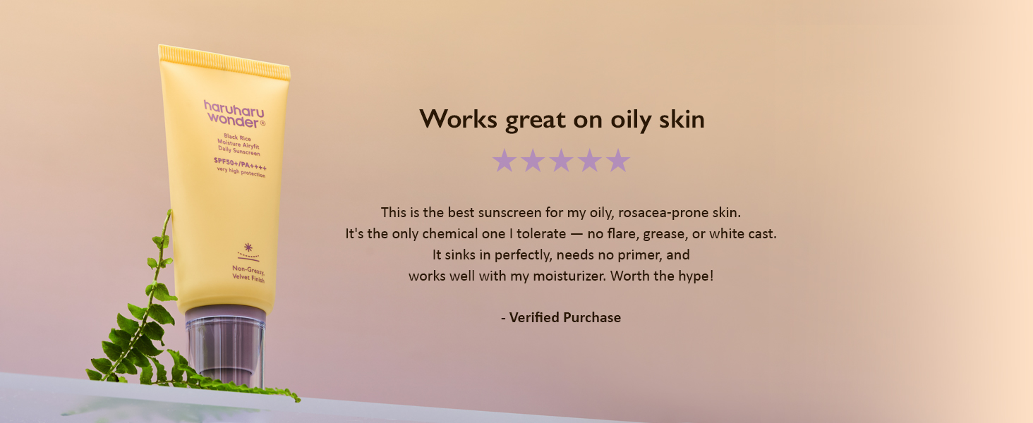 Black Rice Moisture Airyfit Daily Sunscreen SPF50+ detail 1