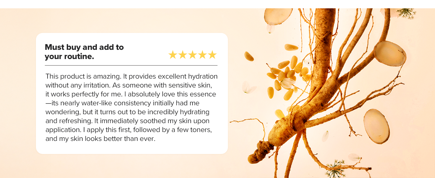 Ginseng Essence Water Hydrating Face Toner for Dry detail 9