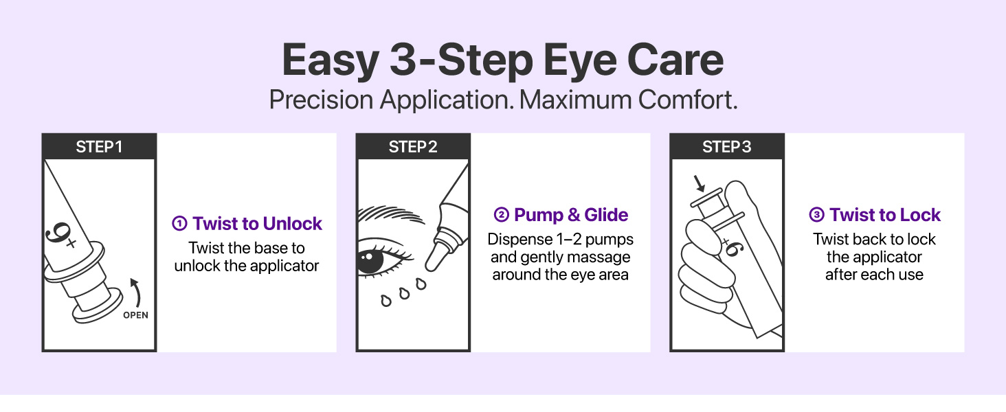 No.9 NAD+ Retinol Eye Cream for wrinkles & detail 9