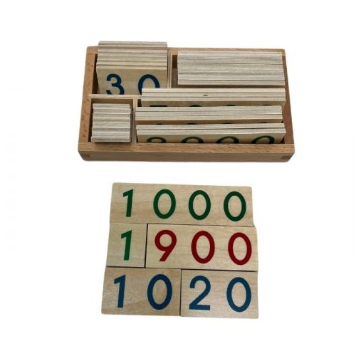 Thẻ số nhỏ - Giáo cụ Standard