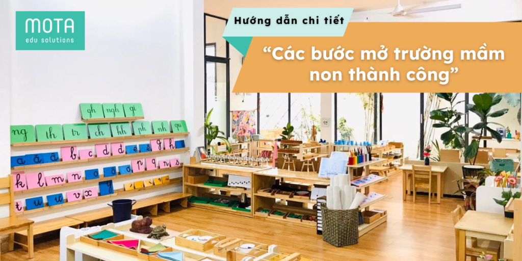 Các bước mở trường mầm non thành công - Hướng dẫn chi tiết
