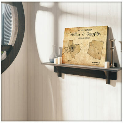 The love between Mother and Daughter knows no distance Personalized Canvas 1 affe7a70 d14e 11ea 8521 0242ac120002 Cv20Ngang2011x14