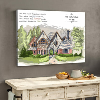 The stick-together Family Personalized Wall Art Canvas 3 db563de9 d14f 11ea 8521 0242ac120002 Cv20Ngang202024X30