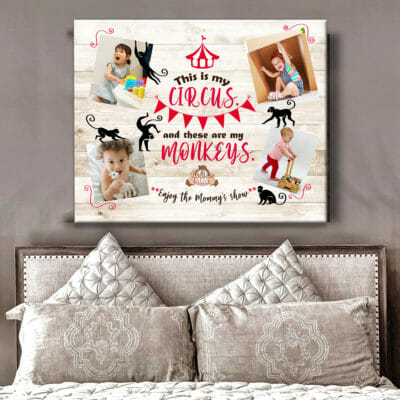 Enjoy The Mommy's Show Personalized Canvas Prints Wall Art Decor 3 1a4764ab d15a 11ea 8521 0242ac120002 Cv20Ngang2030x40