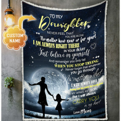 I will always carry you in my heart Personalized Fleece Blanket 1 1a06a258 d564 11ea 8145 0242ac120002 Blanket treo20mockup