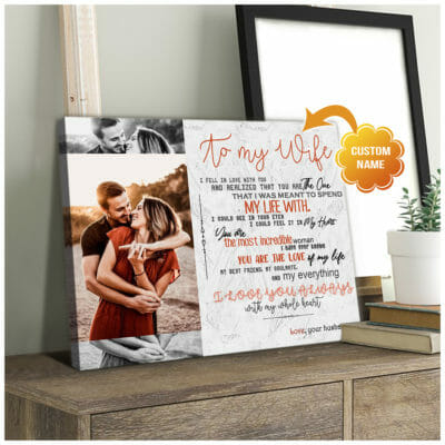 I will always love you with my whole heart Personalized Wall Art Canvas 2 13b5e867 d593 11ea 8c90 0242ac120002 CV Ngang 20x24