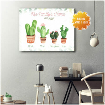 The Cactus Family Personalized Canvas Prints Wall Art Decor 3 ee2a9181 d643 11ea 8c90 0242ac120002 Cv20Ngang202016x20