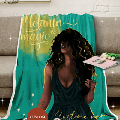 Melanin & Magic Black Pride Personalized Fleece Blanket 3 d05330f5 dd6c 11ea be66 0242ac120002 Banner20Blanket20ghe20xam201201