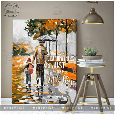 Grandfathers are just antique little boys Canvas 2 4422a450 e1db 11ea be66 0242ac120002 canvas20Doc2030x40