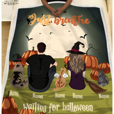 Just breathe waiting for halloween Custom Blanket 1 ca11821a f0e1 11ea 89c9 0242ac120002 banner20nu20ngoi20800x1000