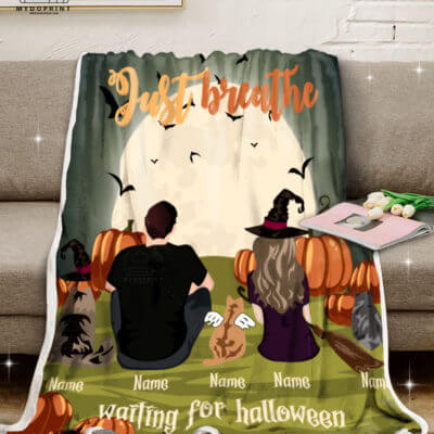 Just breathe waiting for halloween Custom Blanket 3 ca103072 f0e1 11ea 89c9 0242ac120002 Banner20Blanket20ghe20xam