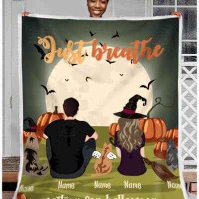 Just breathe waiting for halloween Custom Blanket 4 ca10c8d7 f0e1 11ea 89c9 0242ac120002 banner20blanket20snow20girl2020black20
