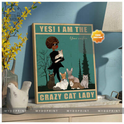 Yes I'm A Crazy Cat Lady Personalized Wall Art Canvas 3 ef33bd7c f1d0 11ea 89c9 0242ac120002 canvas doc20x24 1 optimized
