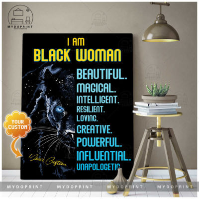 I'm A Black Woman Black Panther Personalized Wall Art Canvas 2 658d9c05 f687 11ea 89c9 0242ac120002 canvas doc 30x40 optimized