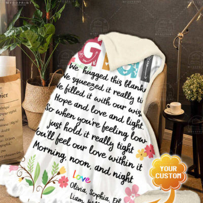 To My Gigi We Hugged This Personalized Sherpa Fleece Blanket 2 b9c2ee6d f7ef 11ea 89c9 0242ac120002 banner blanket 2 ghe optimized