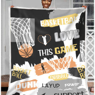 I love Basketball Blanket 2 3e59a0be fce1 11ea 89c9 0242ac120002 banner20blanket20snow20girl2020black20