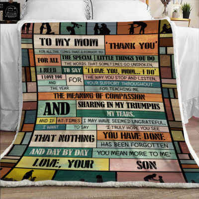 To My Mom Thank You Sherpa Fleece Blanket 5 4db84b01 fd70 11ea 89c9 0242ac120002 blanketmockup optimized