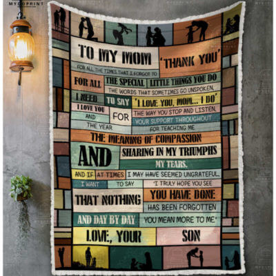 To My Mom Thank You Sherpa Fleece Blanket 6 4db87d94 fd70 11ea 89c9 0242ac120002 blanket treo mockup 1 optimized