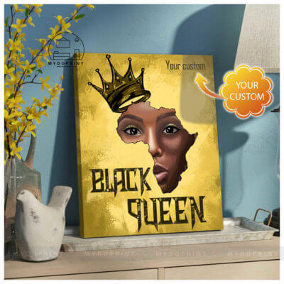 Black Queen Personalized Wall Art Canvas 3 2df15acf 0241 11eb ac37 0242ac120002 canvas doc20x24 optimized