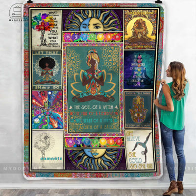 The Heart Of A Hippie Personalized Fleece Blanket 3 f23a8979 0951 11eb 9410 0242ac120002 mokup ao xanh optimized