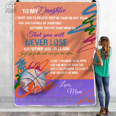 To My Daughter Believe Deep In Your Heart Personalized Fleece Blanket 3 a3296839 0983 11eb 9410 0242ac120002 mokup20ao20xanh