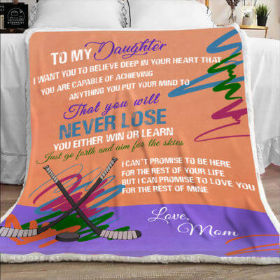 To My Daughter Believe Deep In Your Heart Hockey Fleece Blanket 2 b5a49d22 0984 11eb 9410 0242ac120002 BlanketMockup
