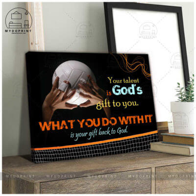 Your Talen is God Gift To You Volleyball Wall Art Canvas 4 58dde58c 0afa 11eb 9410 0242ac120002 cv ngang 20x24 optimized
