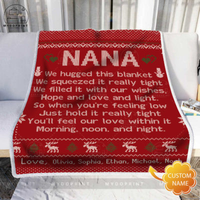 _Hi Nana We Hugged This Chrismas Personalized Fleece Blanket 4 7782c5a1 138f 11eb bbce 0242ac120002 blanket phong khach optimized