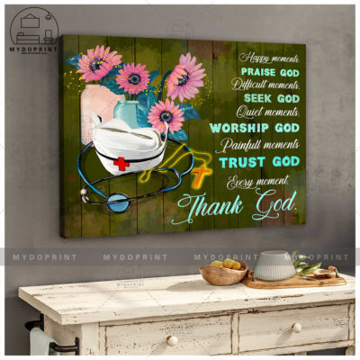 Every Moment, Thank GOD Wall Art Canvas 3 cv ngang 24x30 optimized 1