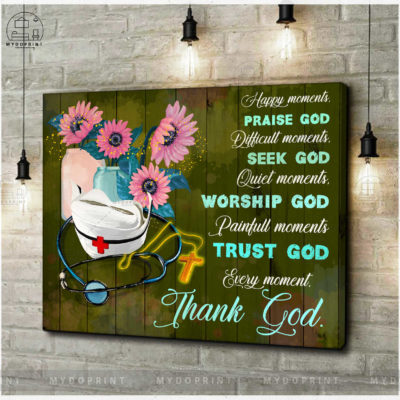 Every Moment, Thank GOD Wall Art Canvas 5 cv ngang new optimized 2