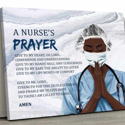 A Nurse's Prayer Wall Art Canvas 4 8b5ddbc4 18f9 11eb a372 0242ac120002 canvashorizontal30x40 optimized