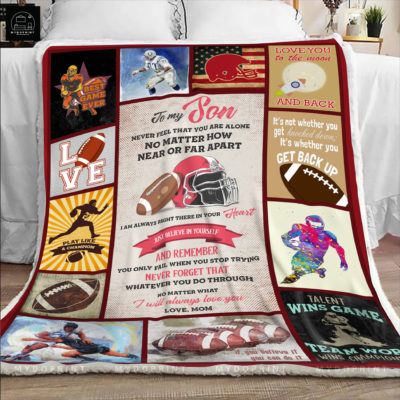 To My Son Never Feel That You Are Alone Fleece Blanket 4 8b3bd7e1 18f9 11eb a372 0242ac120002 mockup20dau20giuong