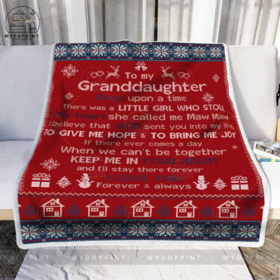 To My Granddaughter Once Upon A Time Verion Maw Maw Fleece Blanket 2 a313cf52 1cc7 11eb a372 0242ac120002 blanket phong khach optimized