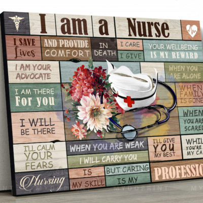 I Am A Nurse Wall Art Canvas 4 61b5760f 1dca 11eb a372 0242ac120002 canvashorizontal30x40 optimized