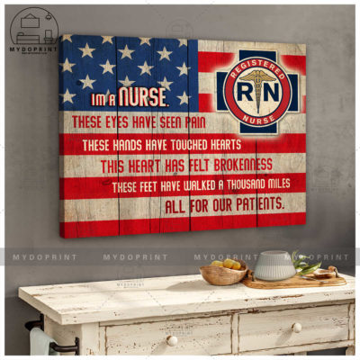All For Our Patients - Registered Nurse Wall Art Canvas 2 74f1d7bd 23f8 11eb bbd1 0242ac120002 cv ngang 24x30 optimized