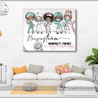 Nursing Team Respect, Trust & Care Wall Art Canvas 2 42ffa0e8 2b1e 11eb afab 0242ac120002 cv ngang 1620 optimized