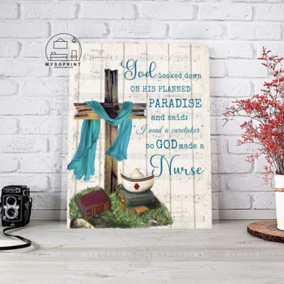So GOD Made A Nurse Wall Art Canvas 4 89013633 2e33 11eb afab 0242ac120002 canvas doc optimized