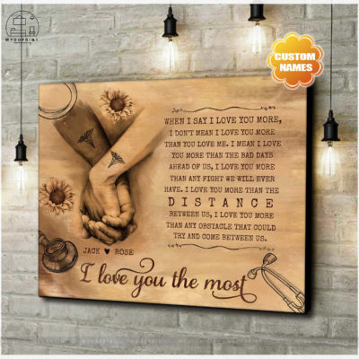 I Love You The Most Personalized Wall Art Canvas 1 d51b4f90 2e45 11eb afab 0242ac120002 cv ngang new optimized
