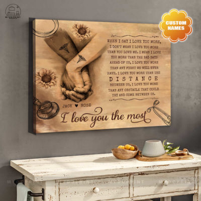 I Love You The Most Personalized Wall Art Canvas 3 d4f16686 2e45 11eb afab 0242ac120002 cv ngang 24x30 optimized