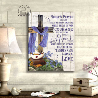 A Nurse's Prayer Wooden Cross Purple Ribbon Wall Art Canvas 3 12aaf2c8 2efc 11eb ab46 0242ac120002 canvas doc 16x20 optimized