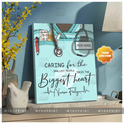 Caring For The Smallest People Takes The Biggest Heart Personalized Wall Art Canvas 4 7db873c1 2f15 11eb ab46 0242ac120002 canvas doc20x24 1 optimized