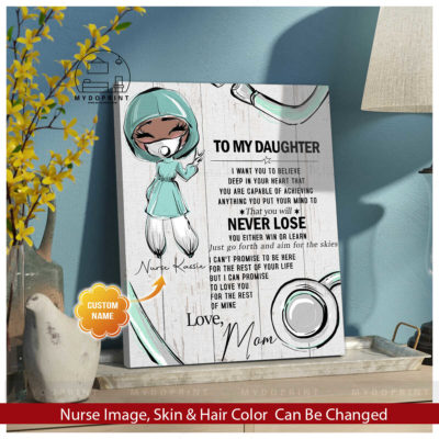 To My Daughter Never Lose Personalized Wall Art Canvas 3 fffd7d32 33a1 11eb 806d 0242ac120002 canvas doc20x24 optimized