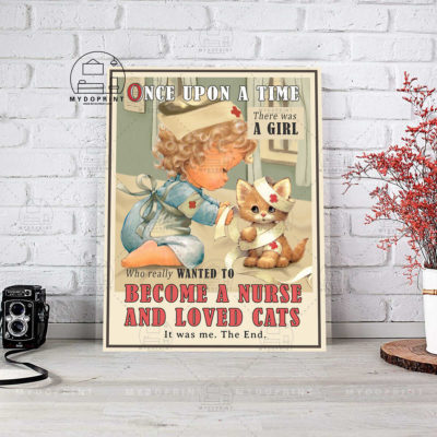 Once Upon A Time There Was A Little Girl Who Wanted To Become A Nurse And Loved Cats Ver 2 Wall Art Canvas 2 10e8ab4f 3496 11eb 806d 0242ac120002 canvas doc optimized