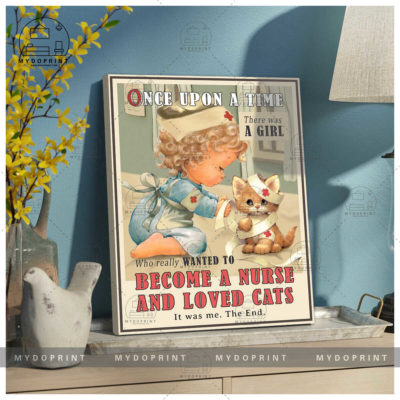 Once Upon A Time There Was A Little Girl Who Wanted To Become A Nurse And Loved Cats Ver 2 Wall Art Canvas 4 1126d7f2 3496 11eb 806d 0242ac120002 canvas doc20x24 1 optimized