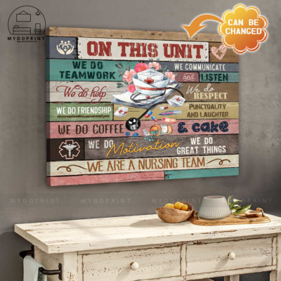 We Are A Nursing Team Personalized Wall Art Canvas 2 cv ngang 27x33 optimized 1