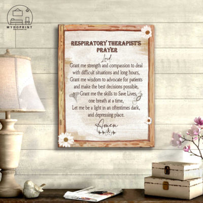 Respiratory Therapist's Prayer Daisies Wall Art Canvas 1 canvas doc 16x20 optimized 6