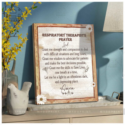 Respiratory Therapist's Prayer Daisies Wall Art Canvas 5 canvas doc20x24 optimized 7