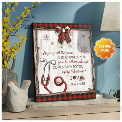 Merry Christmas Nurse 2020 Personalized Wall Art Canvas 4 cf6bcbf7 3949 11eb 806d 0242ac120002 canvas doc20x24 optimized