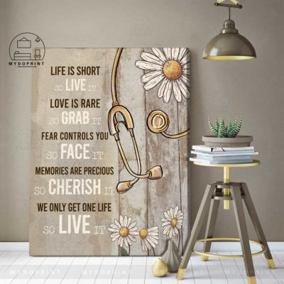 Life Is Short Daisies & Stethoscope Nurse Wall Art Canvas 2 aa6882b5 3ebe 11eb 806d 0242ac120002 canvas doc 30x40 optimized